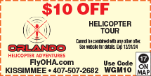 Discount Coupon for Orlando Helicopter Adventures